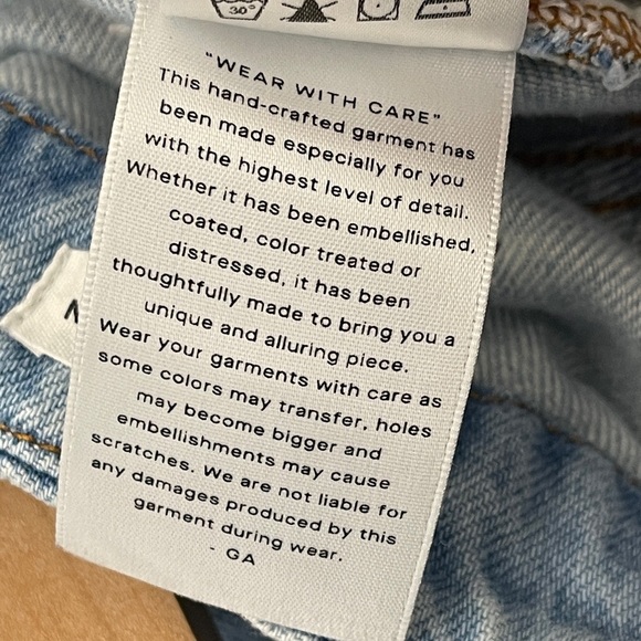 Good American Light Wash Denim Jeans Size 16 - Picture 5 of 6